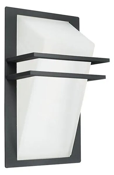 VANJSKA ZIDNA LAMPA 1xE27 KOSA, BIJELO/ANTRACIT PARK 83433