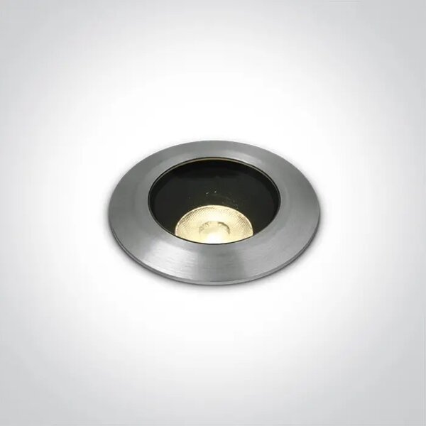 UGRADBENA SVJETILJKA LED/7W/3000K/560lm/38°/24V DC IP67/IK08 ALUMINIJ DM69056B/W