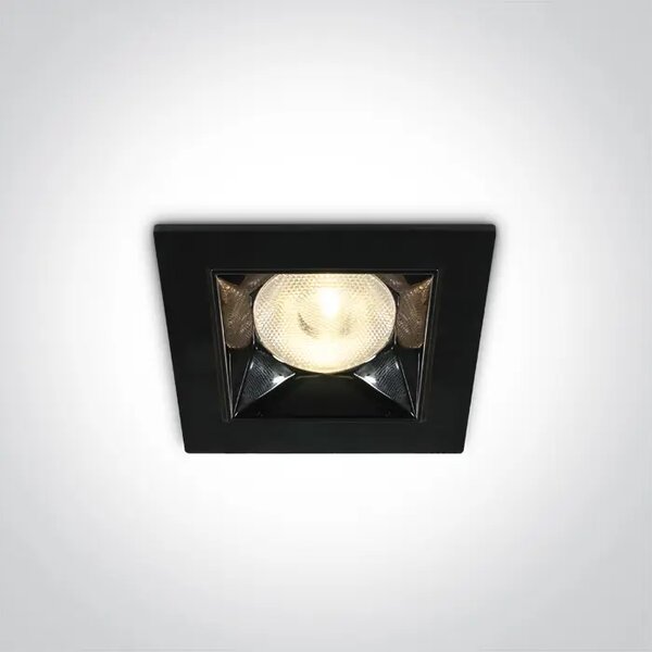 UGRADBENA SVJETILJKA LED/6W/3000K/480lm/38°/230V IP20 CRNA DM50106B/B/W