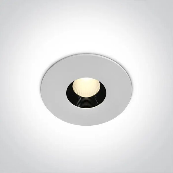 UGRADBENA SVJETILJKA LED/8W/3000K/600lm/36°/230V IP54 BIJELA DM10108H/W/W