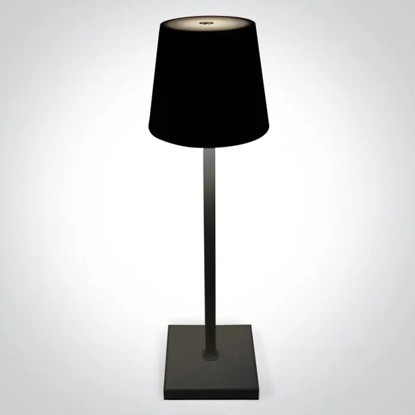 STOLNA LAMPA 3,5W WW PUNJIVA PREKO USB IP54 DIMM CRNA DM61082/B