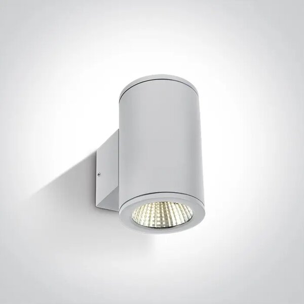 ZIDNA SVJETILJKA LED/12×1W/3000K/240V IP54 BIJELA DM67138/W/W