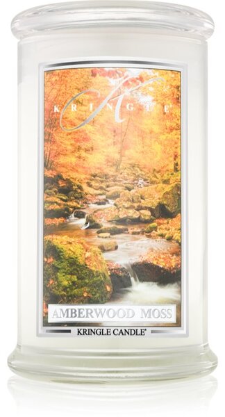 Kringle Candle Amberwood Moss mirisna svijeća 624 g