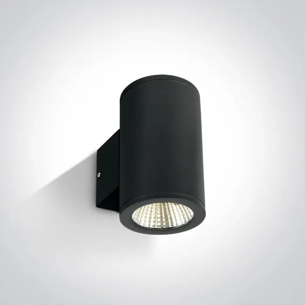 ZIDNA SVJETILJKA LED/12×1W/3000K/240V IP54 CRNA DM67138/B/W