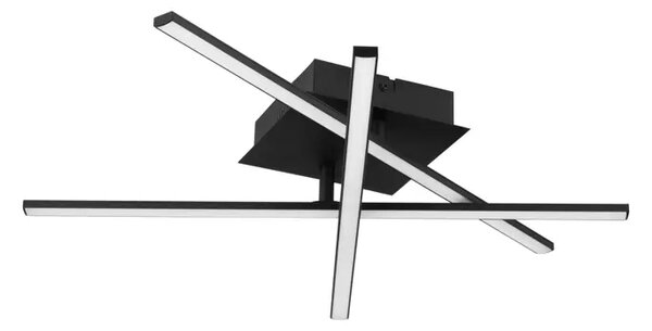 STROPNA LAMPA LED 13,2W, PROM 500, ALU/CRNO BIJELA LASANA 3 99315