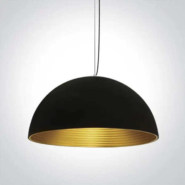 VISILICA CRNA MESING E27 230V BRASS REFLEKTOR DM63022B/B/BS