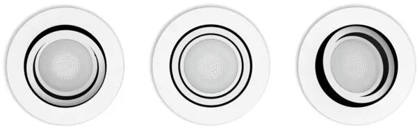 Milliskin Hue UGRADBENA SVJETILJKA BIJELA 3x5W 8719514342842