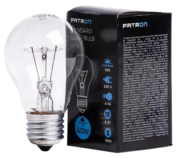 OBIČNA ŽARULJA E27 40W A55 230V CL 5941029890027
