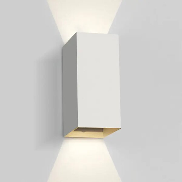ZIDNA SVJETILJKA LED 2X3W WW IP54 BIJELA DM67398A/W/W