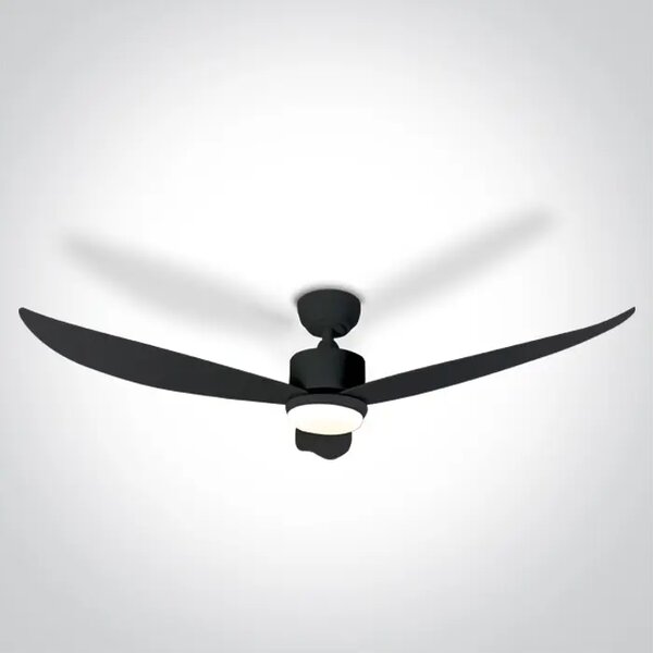 STROPNI VENTILATOR 35W LED 22W CCTV IP20 230V CRNI DM6302/B/V