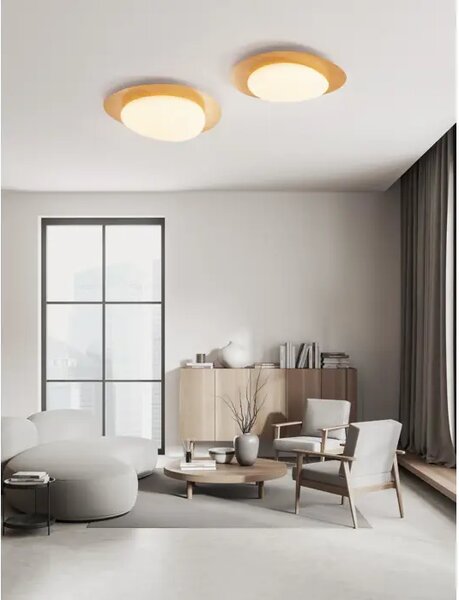 NIMBUS PLAFONJERA LED/3000K/29W/2383Lm/WOOD & WHITE NL9030647