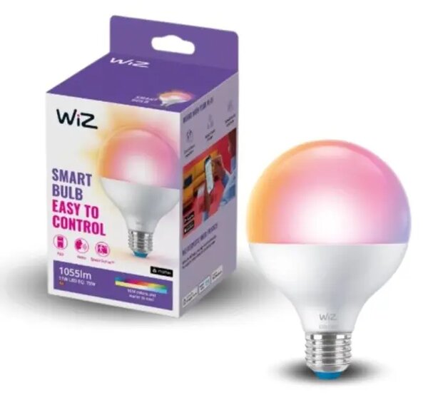 WIZ ŽARULJA WI-FI BLE 75W G95 E27 822-65 RGB 1PF/6 8720169072275