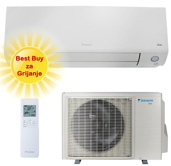 Daikin klima uređaj 2,5 kW - ATXM25A/ARXM25A9 - Perfera Siesta, za prostor do 25m2, A+++ energetska klasa, R-32