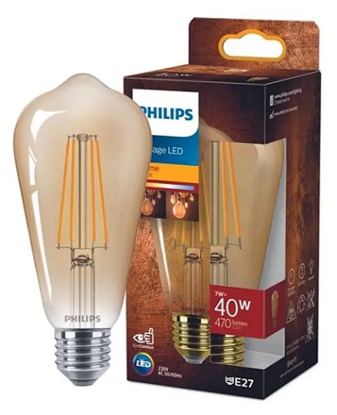 CONSUMER PHILIPS LED CLASSIC ŽARULJA 7W-40W/1800K/470lm ST64 8720169191235
