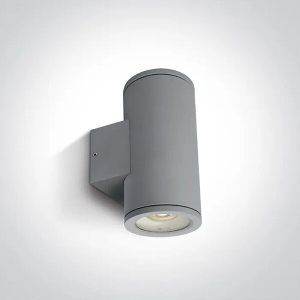 ZIDNA SVJETILJKA 2xGU10 35W IP54 SIVA DM67400B/G