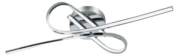 STROPNA LAMPA 2xLED 2X10W, 2X900lm, KROM/BIJELA SELVINA 96329