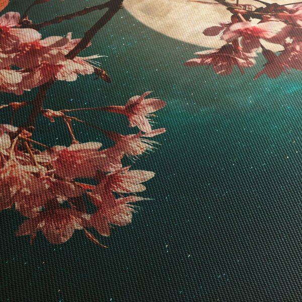 Slika - Sakura u punom mjesecu (70x50 cm)