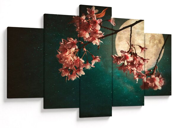 Slika - Sakura u punom mjesecu (150x105 cm)