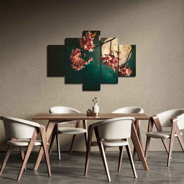 Slika - Sakura u punom mjesecu (150x105 cm)