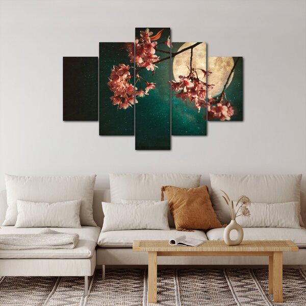Slika - Sakura u punom mjesecu (150x105 cm)