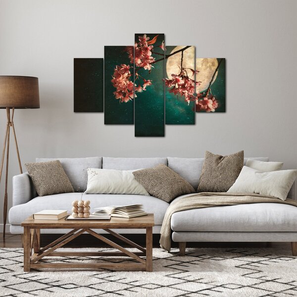 Slika - Sakura u punom mjesecu (150x105 cm)