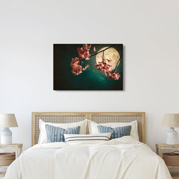 Slika - Sakura u punom mjesecu (90x60 cm)