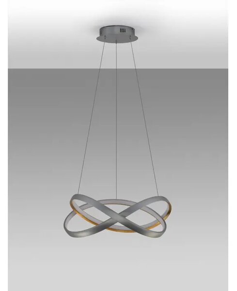 ODREY VISILICA LED 40W/2700-3500-5000K/2033lm/DIMM/IP20/SREBRO & ZLATNA NL9756718