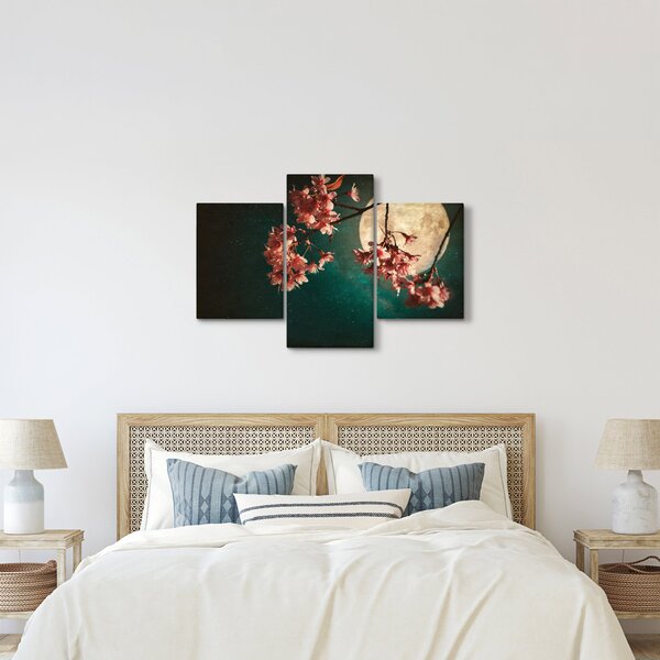 Slika - Sakura u punom mjesecu (90x60 cm)