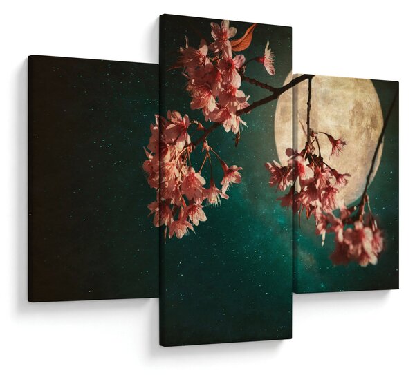 Slika - Sakura u punom mjesecu (90x60 cm)