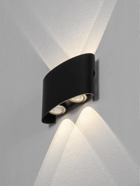 DUOMO VANJSKA ZIDNA LED SVJETILJKA 5Watt 400Lm IP54 3000K ANTRACIT NL9050729