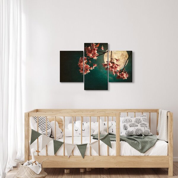 Slika - Sakura u punom mjesecu (90x60 cm)