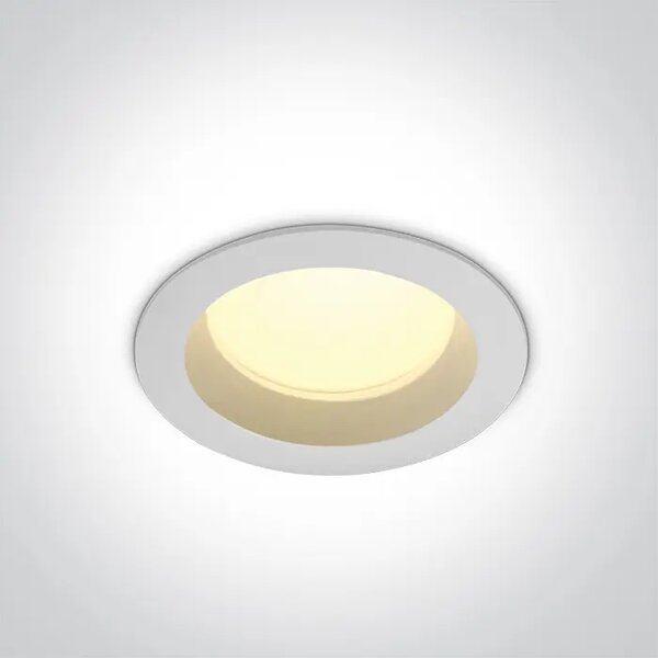 UGRADBENA SVJETILJKA LED/13W/3000K/925lm/90°/240V/fi.110mm IP54 BIJELA DM10113B/W/W