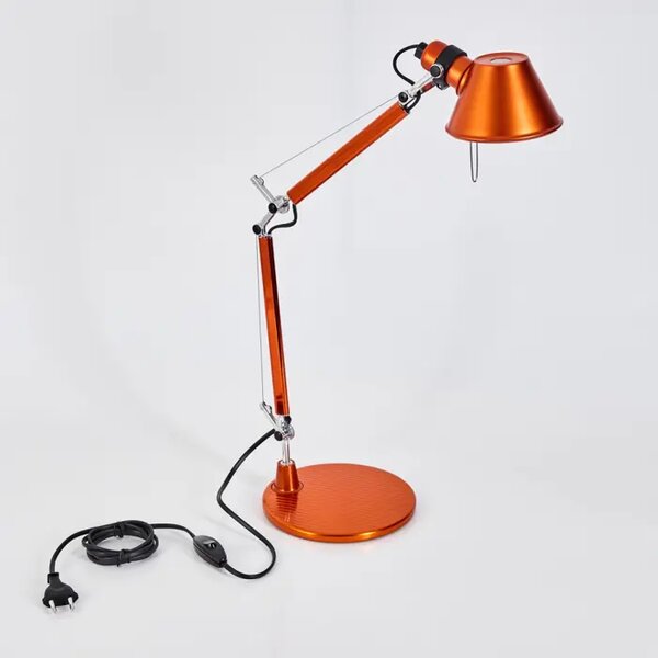 TOLOMEO MICRO STOLNA SVJETILJKA METAL NARANČASTA E14 SA POSTOLJEM A011860 AR011860