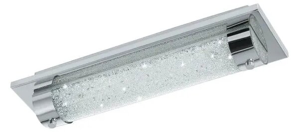 PLAFONJERA 1xLED 8W, 1100lm, IP44, KROM/KRISTAL TOLORICO 97054