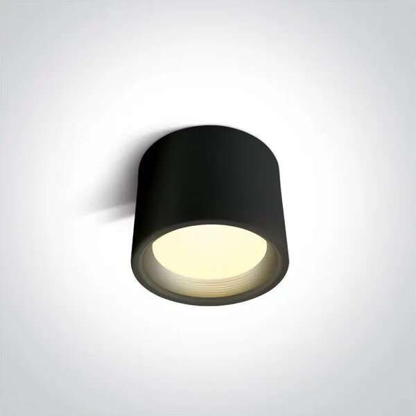 STROPNA SVJETILJKA LED 15W/3000K/1280lm/230V 90° IP40 CRNA DM12115L/B/W#