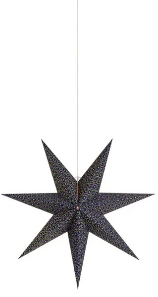 BAROQUE VISILICA ZVIJEZDA PLAVA 45cm 1/E14/- MA705317