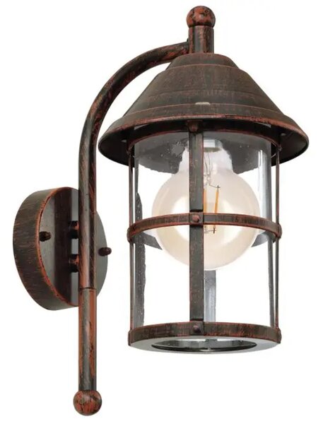 VANJSKA ZIDNA LAMPA 1xE27 ANTIK SMEĐA SAN TELMO 90184