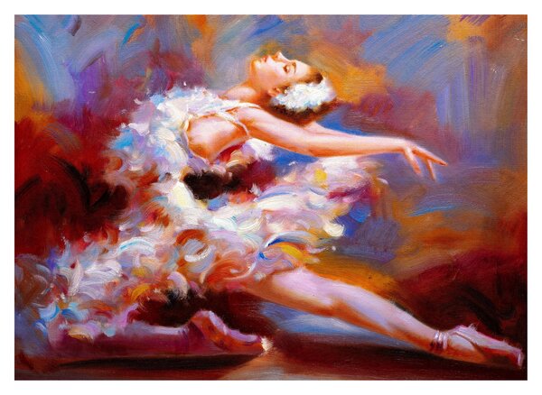 Slika - Balerina, slikano (70x50 cm)