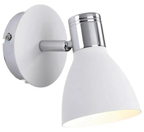 HUSEBY ZIDNA SVJETILJKA 1L CHROME/WHITE E14 MA103064