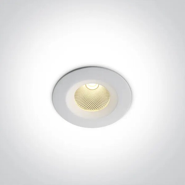 UGRADBENA SVJETILJKA LED/7W/3000K/560lm/fi.95mm/60°/240V IP20 BIJELA DM10107CA/W/W