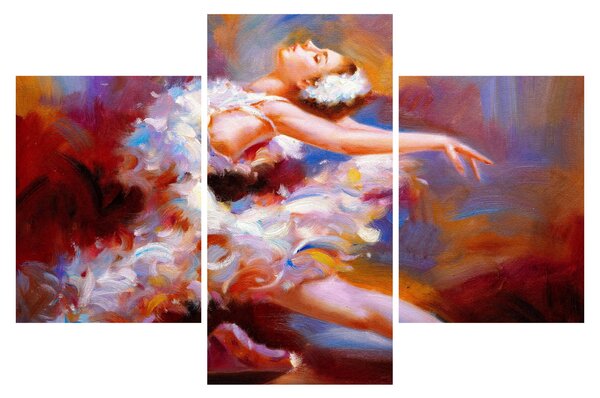 Slika - Balerina, slikano (90x60 cm)