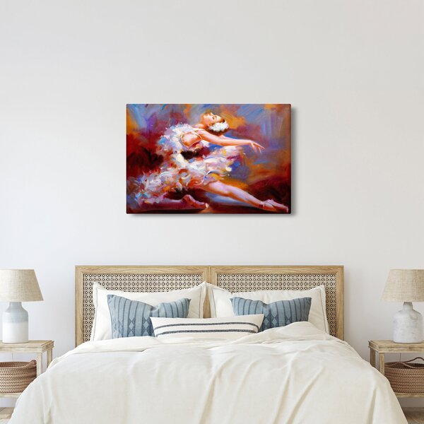Slika - Balerina, slikano (90x60 cm)