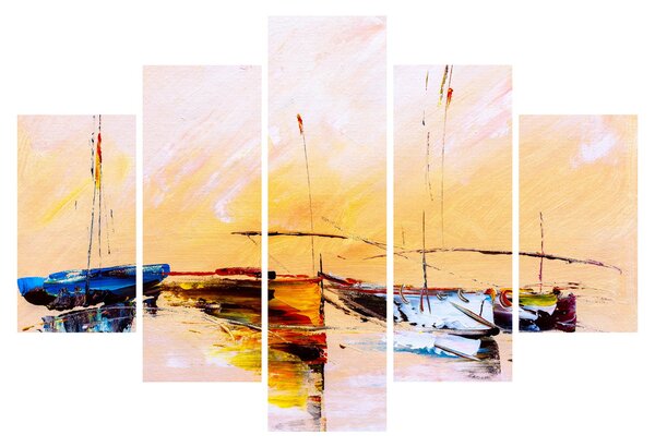 Slika - Slikani brodovi (150x105 cm)