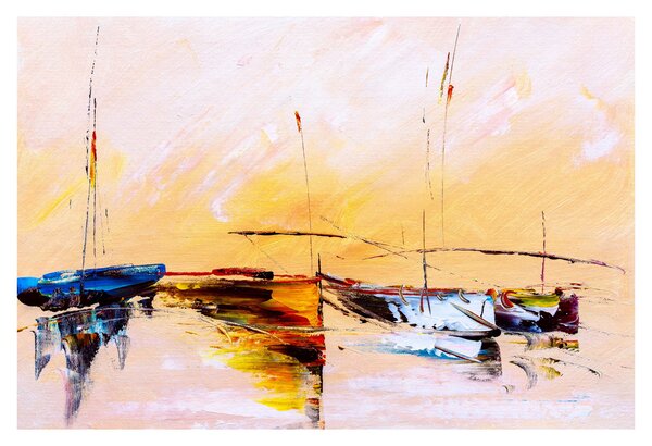 Slika - Slikani brodovi (90x60 cm)