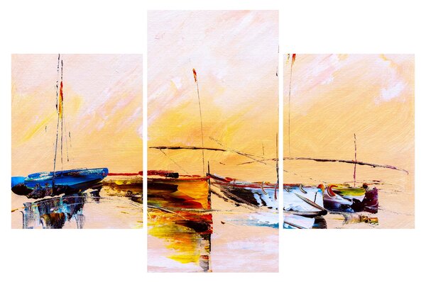 Slika - Slikani brodovi (90x60 cm)