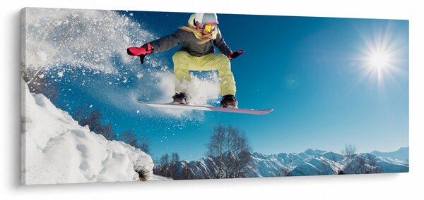 Slika - Snowboarder (120x50 cm)