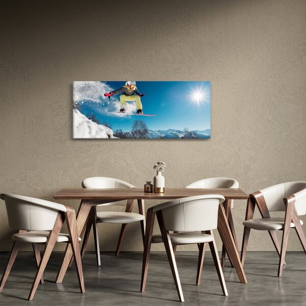 Slika - Snowboarder (120x50 cm)