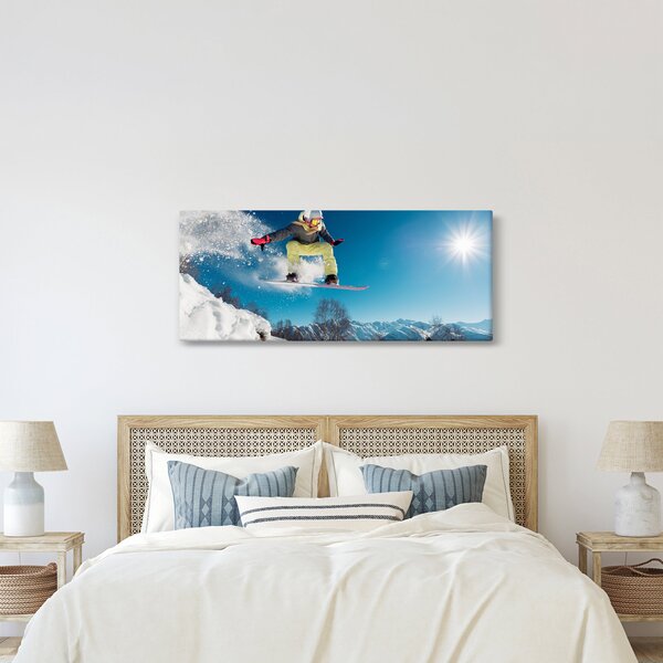 Slika - Snowboarder (120x50 cm)