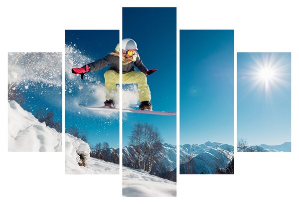 Slika - Snowboarder (150x105 cm)