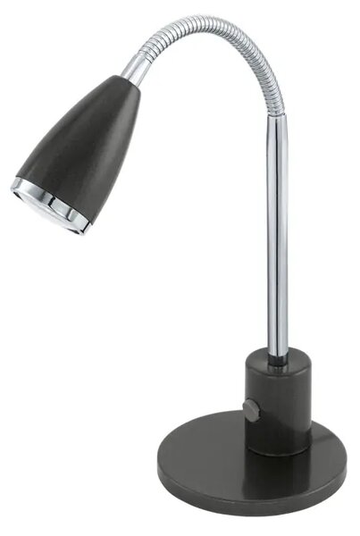 STOLNA LAMPA 1xLED GU10, 1X3W, 240lm, ANTRACIT/KROM FOX 92873